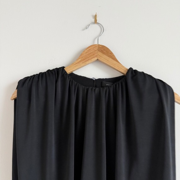 Endless Rose Bubble Hem Crop Top Size XS in Black - Picture 4 of 11